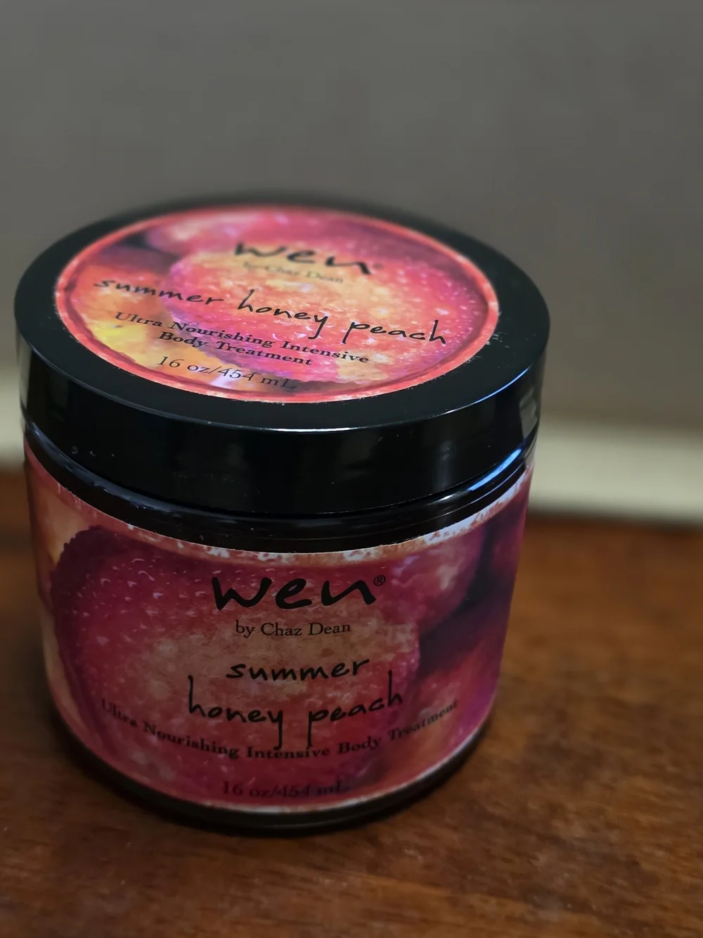WEN Summer Honey Peach Nourishing Body Treatment - Black, Peach